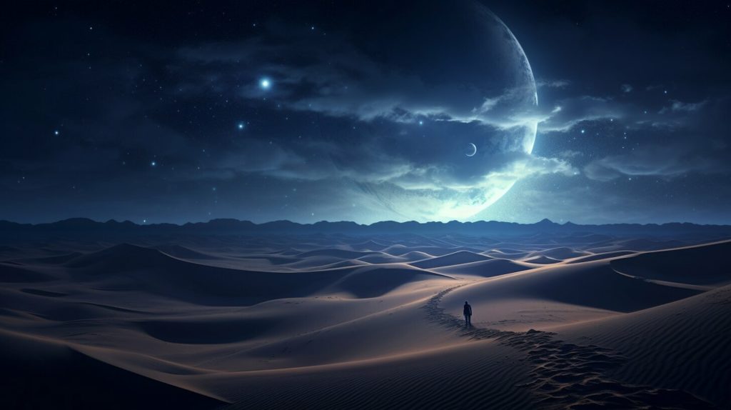 Symbolic representation of sand in dreams