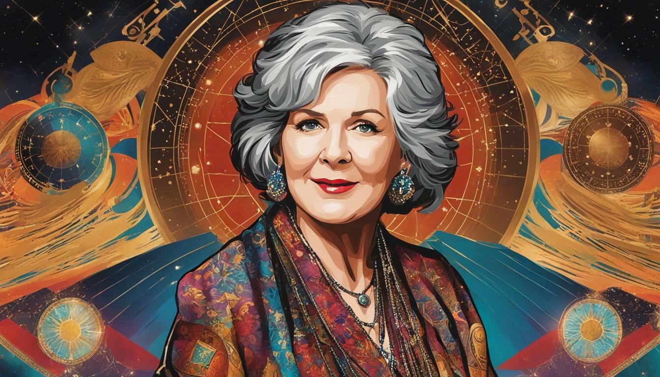 Pam Gregory in a conference, discussing astrology topics