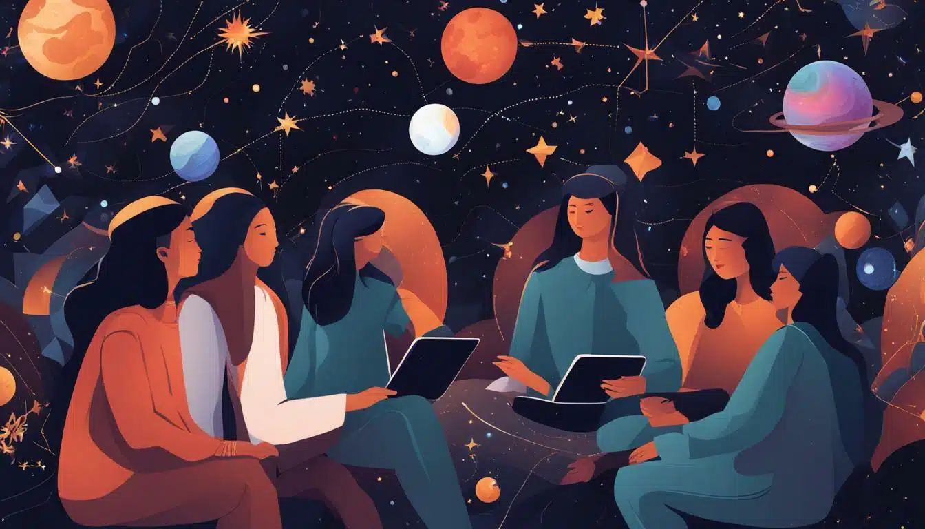 what are the 5 astrology word effects on messenger