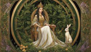 Queen of Pentacles Tarot Card Meanings 4 Queen of Pentacles