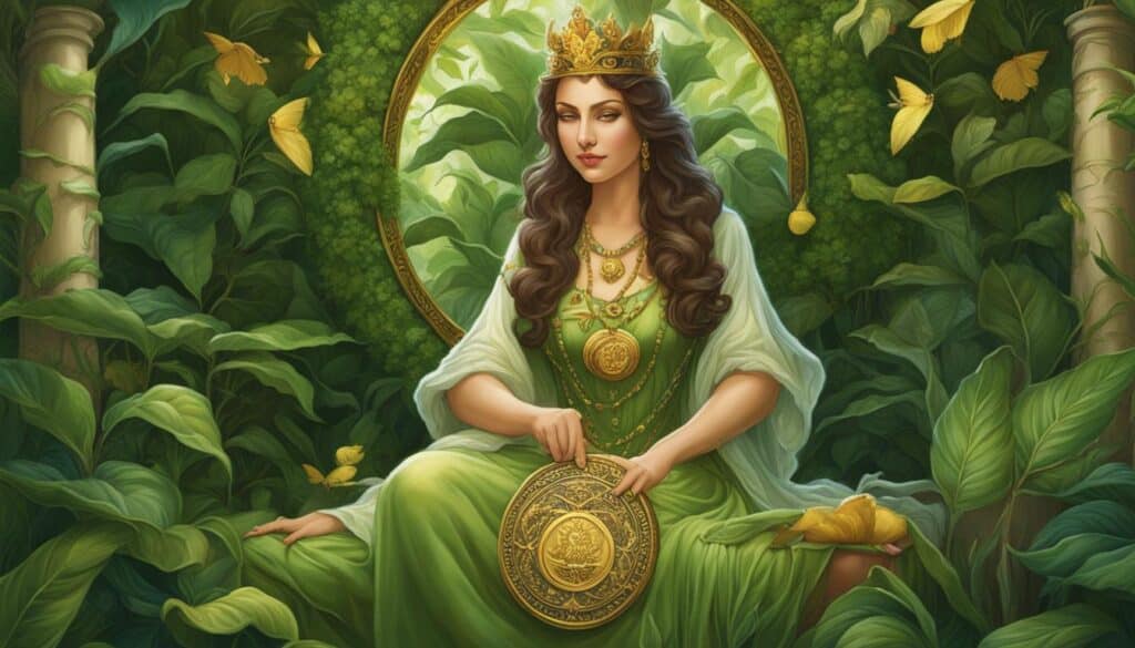 Queen of pentacles in love and relationships