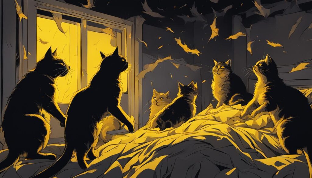 Cats attacking in dreams