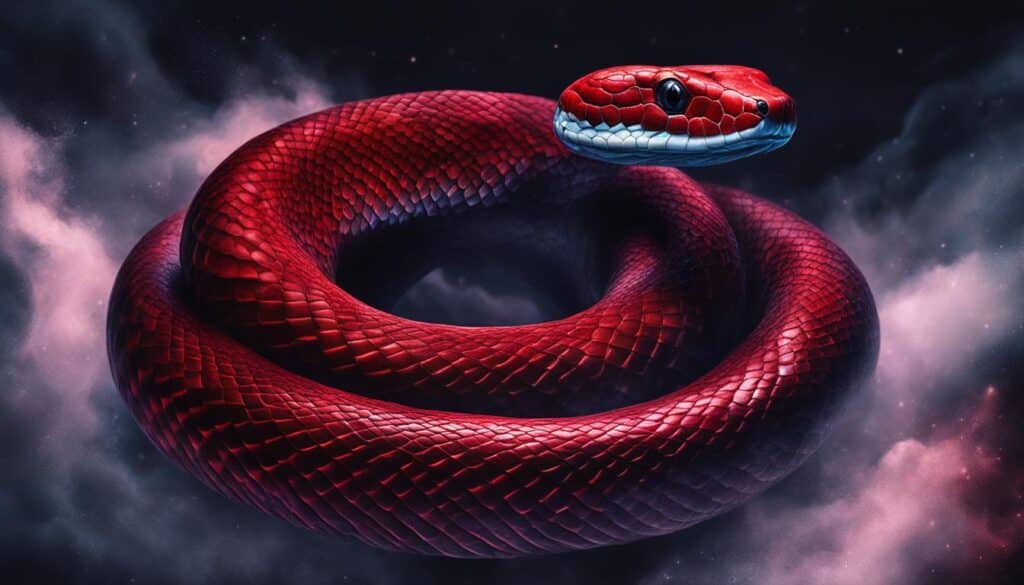 Dream symbolism red snake