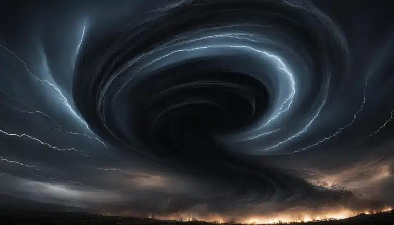 what does a black tornado mean in a dream