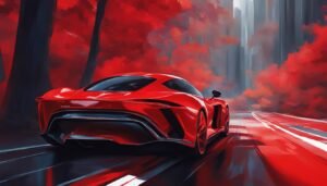 what does a red car mean in a dream