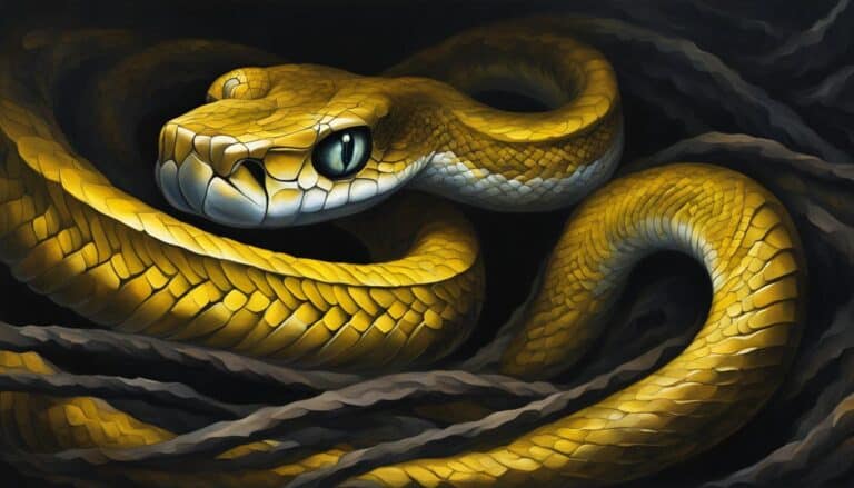 What does a yellow snake mean in a dream?