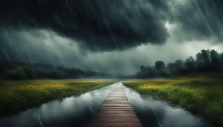 what is the biblical meaning of rain in a dream