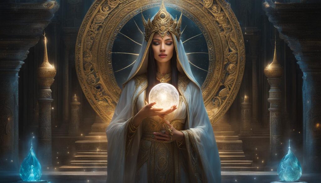 Archetypes in the high priestess tarot card