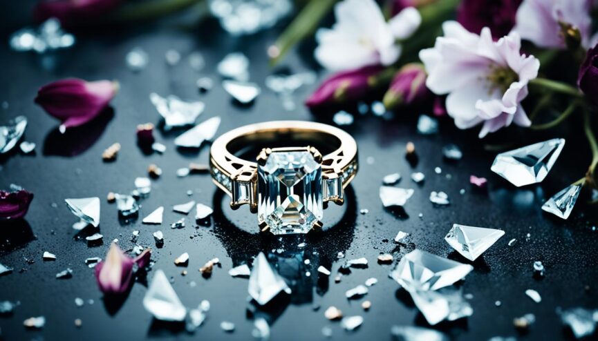 Dreams of broken engagement rings