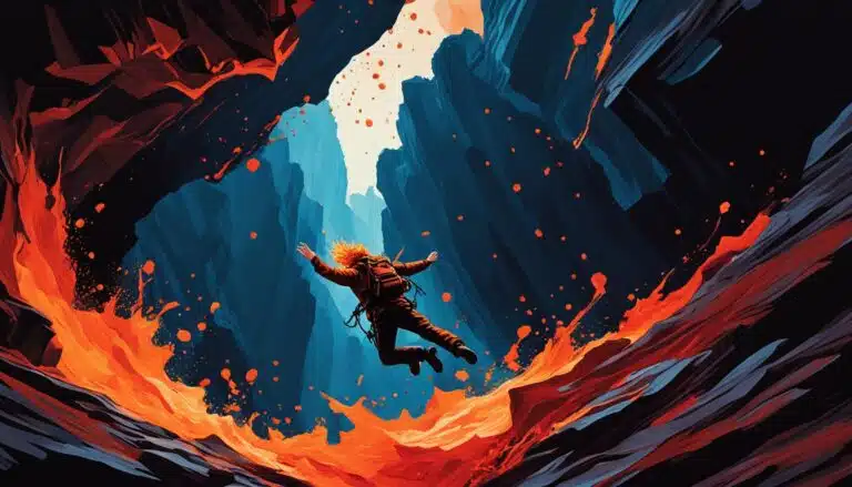 falling off a cliff dream