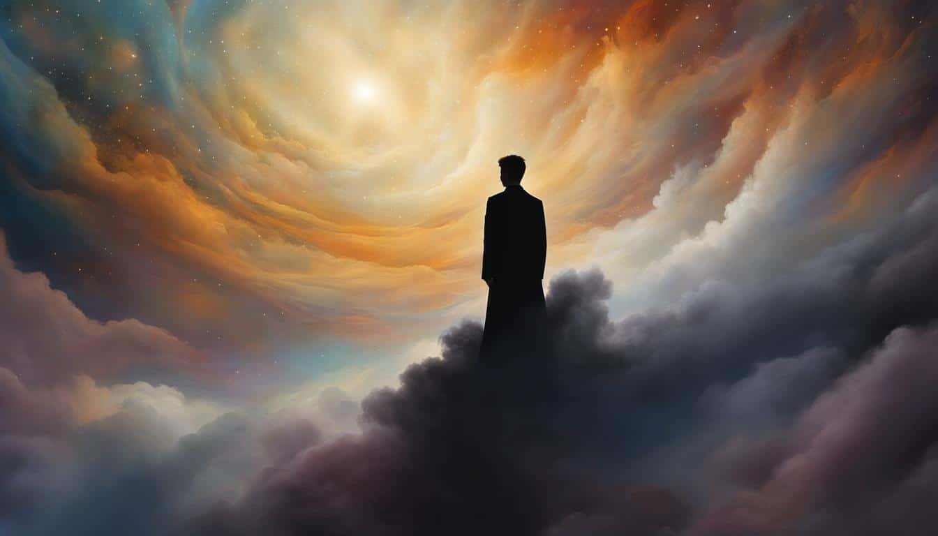 floating in a dream