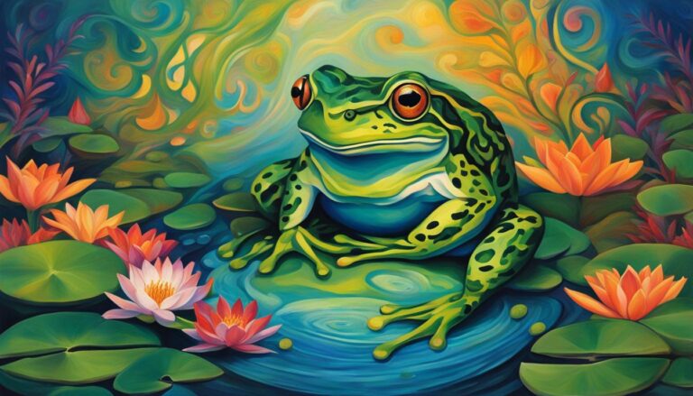 What do frogs represent in dreams?