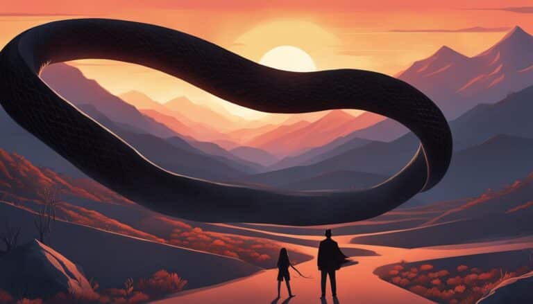 What does a black snake mean in a dream?