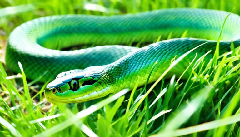What does it mean to dream about a green snake?
