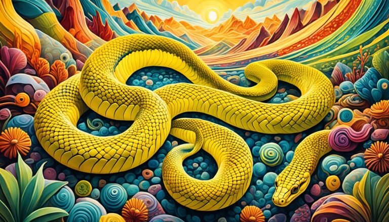 yellow snake in dream meaning and interpretation